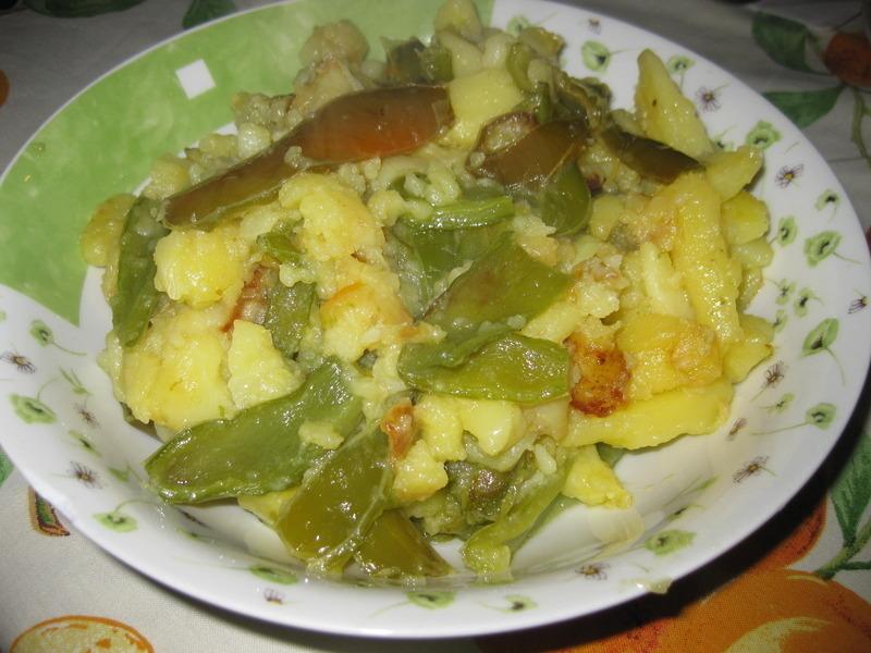 Patate e peperoni