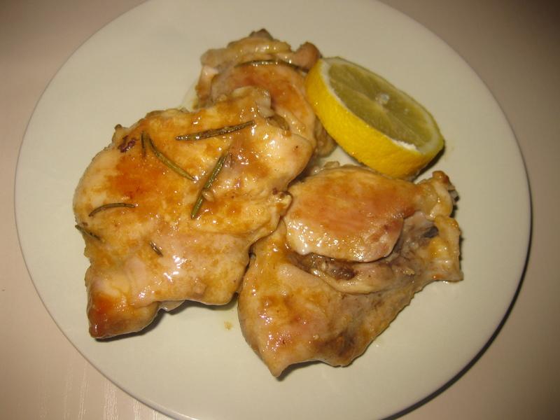 sovracosce di pollo al limone