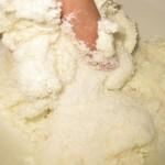 aggiungere la ricotta ed impastare