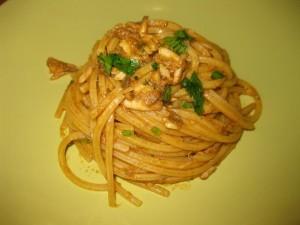 spaghetti con alici