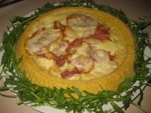 crostata di patate con pancetta e formaggio