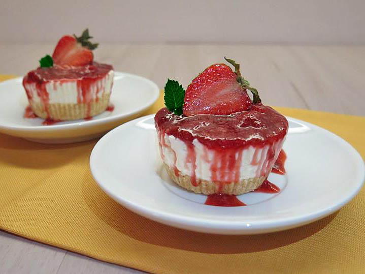 mini cheesecake