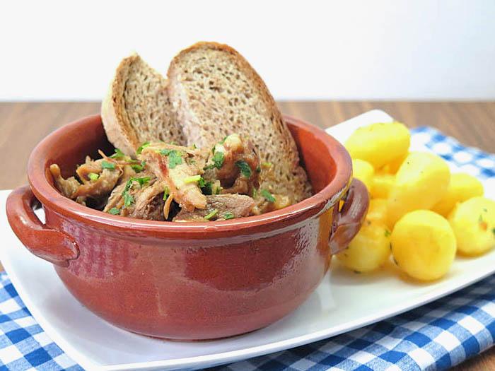 stracotto di stinco con patate