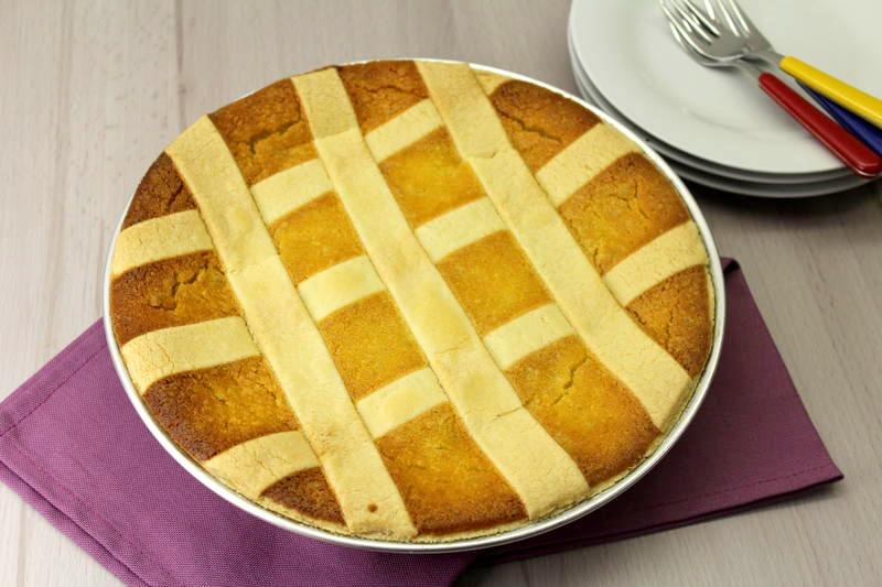 pastiera con canditi frullati