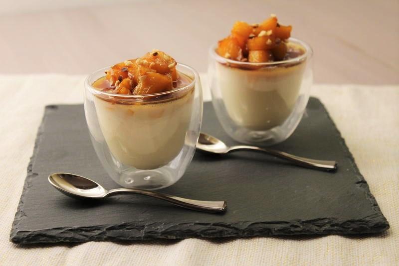 panna cotta alle pesche