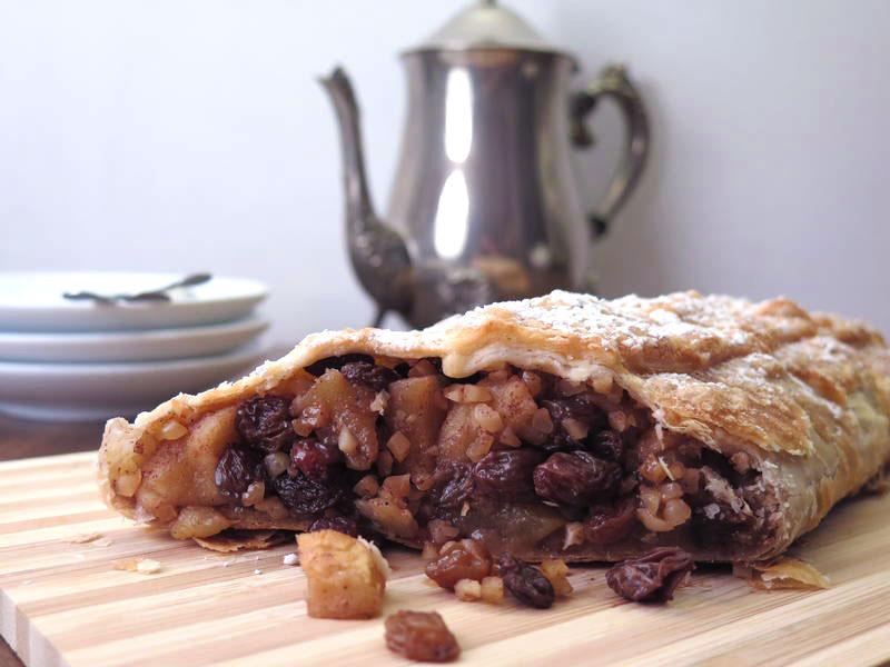 strudel di mele con pasta sfoglia pronta