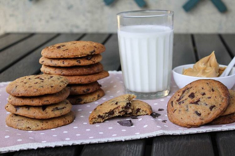 cookies al burro d'arachidi