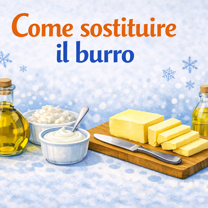 come sostituire il burro