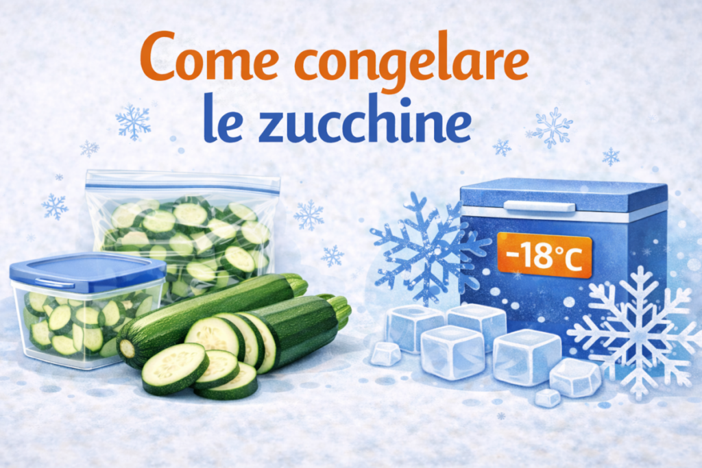 Come congelare le zucchine