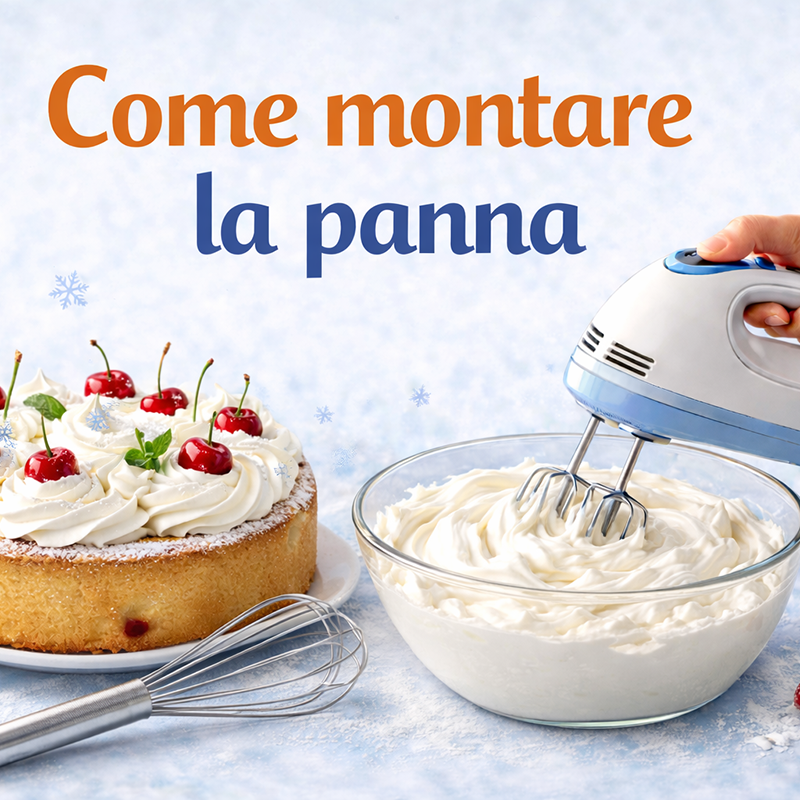 Come montare la panna