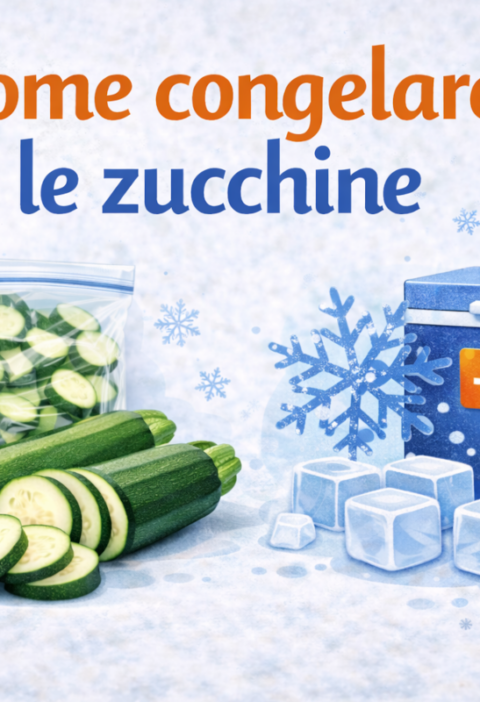 Come congelare le zucchine