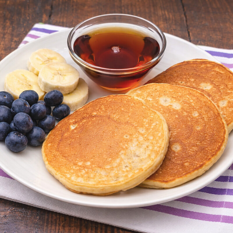 pancake yogurt e banane