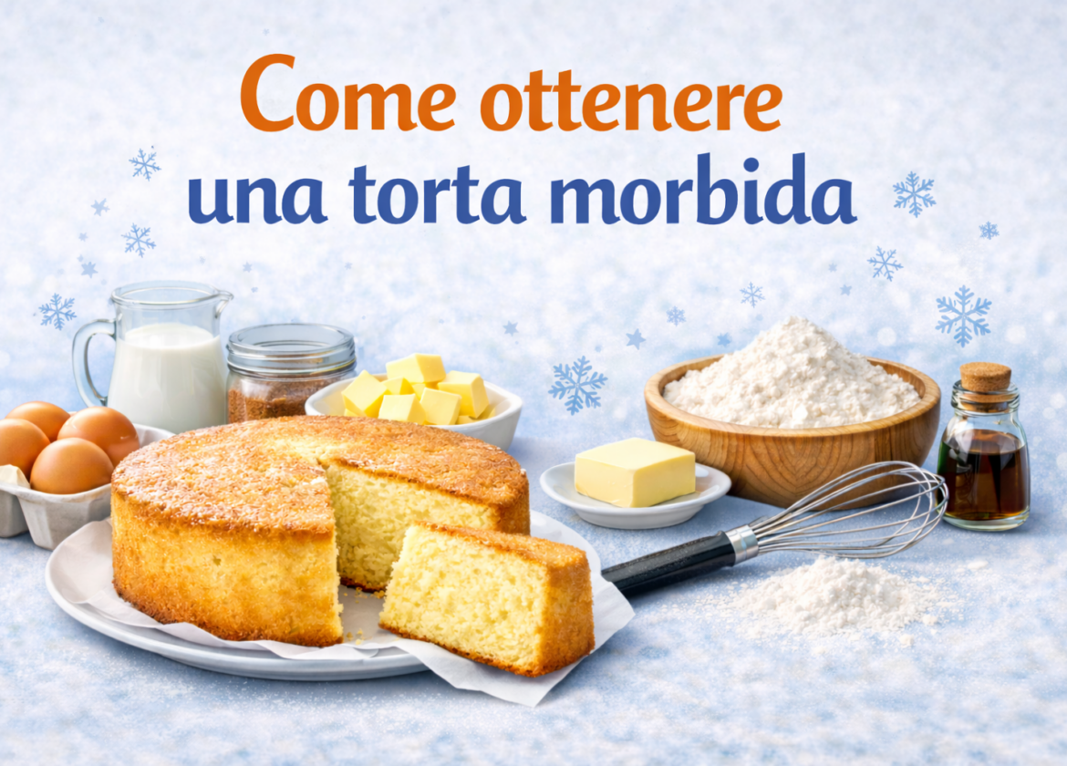 Come ottenere una torta morbida