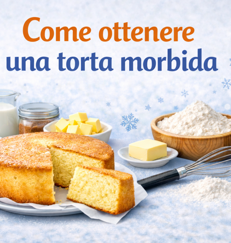 Come ottenere una torta morbida