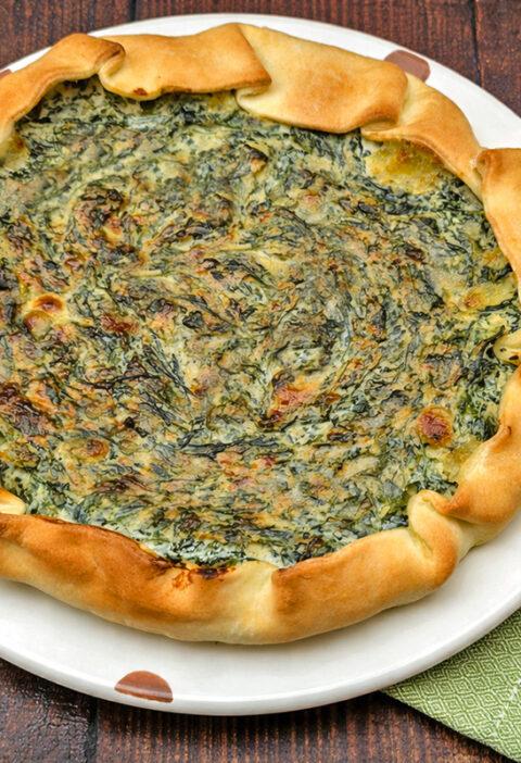 Torta salata ricotta e spinaci