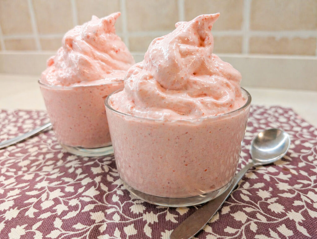 Spumone alle fragole con il monsieur cuisine