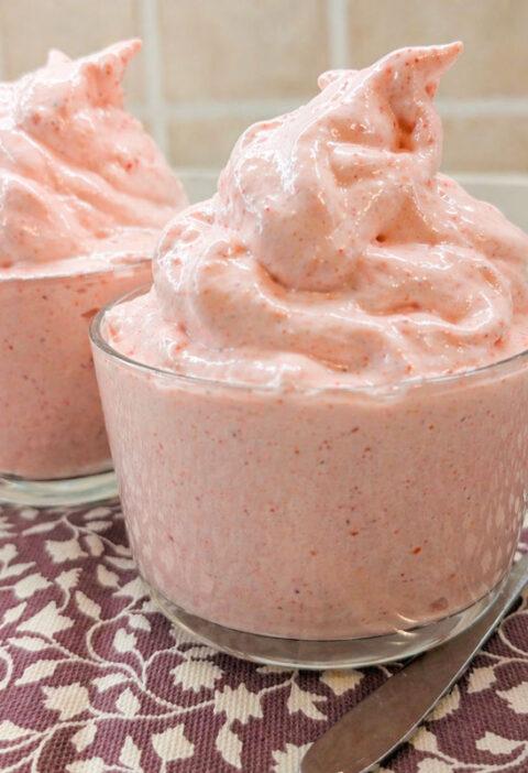 Spumone alle fragole con il monsieur cuisine