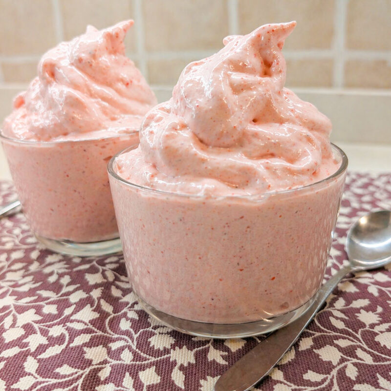 Spumone alle fragole con il monsieur cuisine